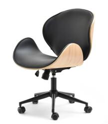 Vox bútor BOOM forgófotel, fekete-bükk