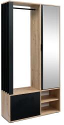 Vox bútor Locker előszobabútor, tölgy-fekete