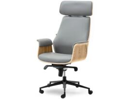 Vox bútor LEONARD forgófotel, szürke-tölgy, fekete