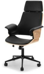 Vox bútor CLEMENS forgófotel, fekete-tölgy