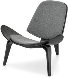 VOX bútor ROLAND design fotel, grafit-fekete