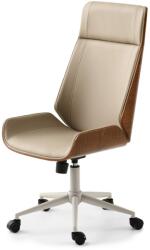 Vox bútor AUSTIN forgófotel, sötét bézs-dió, szürke