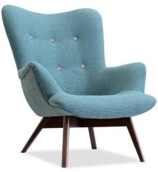 VOX bútor LORI füles fotel, türkíz-dió