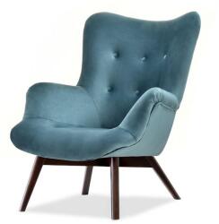 VOX bútor LORI füles fotel, marine-dió, készletről