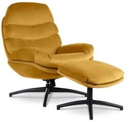 Vox bútor LIMA XL hintafunkciós forgófotel lábtartóval, honey