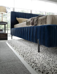 VOX bútor Pisa franciaágy 140x200 Dark blue