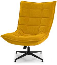 VOX bútor PALMO fotel, mézsárga velúr
