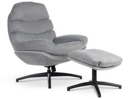 Vox bútor LIMA XL hintafunkciós forgófotel lábtartóval, silver