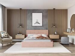 VOX bútor Corinna franciaágy 140x200 Trinity Powder Pink