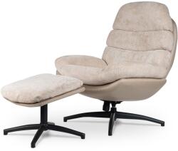 Vox bútor LIMA XL hintafunkciós forgófotel lábtartóval, beige