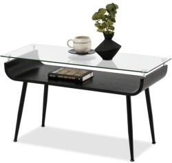 VOX bútor LARUS dohányzóasztal, fekete