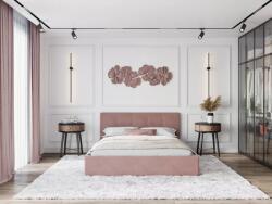 VOX bútor Corinna franciaágy 140x200 Trinity Misty Pink