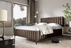 VOX bútor Venus lábakon álló franciaágy 120x200, ágyneműtartóval, fémkeretes ágyráccsal