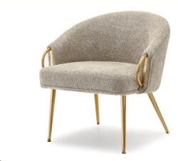 VOX bútor CLARA szalonfotel, beige-arany