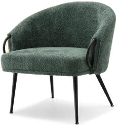 VOX bútor CLARA szalonfotel, zöld-fekete