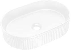 VOX bútor Matt fehér pult mosdó Beyond 5, klikk-klakk lefolyóval, ajándék szifonnal