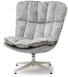 VOX bútor JASPER fotel, szürke, krémszínű láb