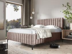 VOX bútor Venus lábakon álló franciaágy 180x200, ágyneműtartóval, fémkeretes ágyráccsal