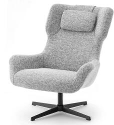 Vox bútor IRVING forgófotel, szürke-fekete