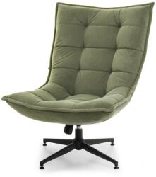 VOX bútor PALMO fotel, oliva zöld velúr
