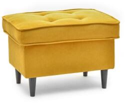VOX bútor MALMO puff, sárga-fekete