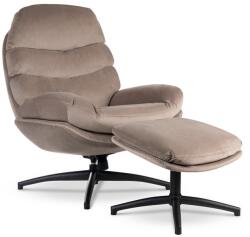 Vox bútor LIMA XL hintafunkciós forgófotel lábtartóval, light taupe