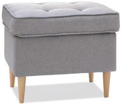 VOX bútor MALMO puff, szürke-bükk
