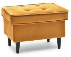 VOX bútor MALMO puff, méz-fekete