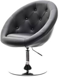 VOX bútor SALA 3 fekete forgó klubfotel