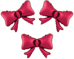 PartyPal Masni fólia lufi, piros, 42 cm, 3 db/cs