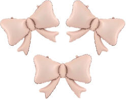 PartyPal Masni fólia lufi, pink pezsgő, 42 cm, 3 db/cs