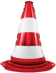 PartyPal Álló fólia lufi, közlekedési bója, 88 cm