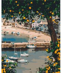 Brushme Számozott kifestő készlet, feszített vásznon, 40x50 cm - Festői öböl