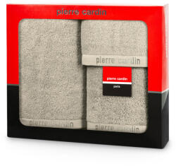  Evi Pierre Cardin 3db-os pamut törölköző szett Világos bézs