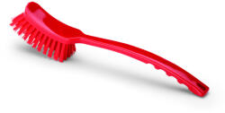 IGEAX élelmiszeripari kézi kefe hosszú nyéllel piros 0, 75mm kemény sörtével