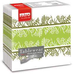 FATO Airlaid szalvéta 40x40cm Garden pisztácia 50 lapos - shopbazis