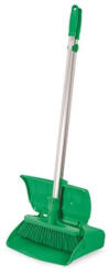 IGEAX élelmiszeripari billenős szemetes lapát és seprű 28cm széles, 80cm nyéllel zöld 0, 5 mm