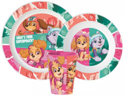 Nickelodeon Mancs Őrjárat étkészlet, micro műanyag szett 260 ml-es pohárral Nr5