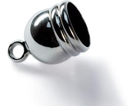 Prym műanyag zsinórvégződés Ø10-16mm, beragasztható, ezüst, 6db