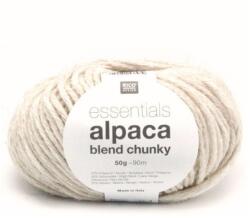 Rico Alpaca Chunky - 001 Cream - krémfehér gyapjú fonal