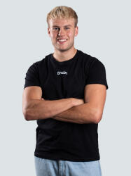  Brain tricou bărbătesc Think Healthy, negru Dimensiune: L