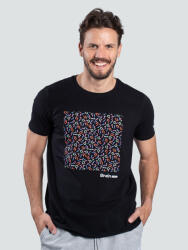  BrainMarket tricou bărbătesc Mosaic, negru Dimensiune: L