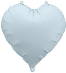  Foil Balloon Heart, 45cm, misty blue (FB9T-093)