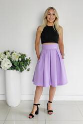 Parisse Világoslila A-vonalú rövid szoknya Méret: XL