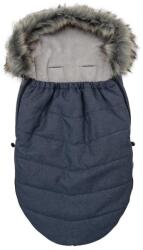 NEW BABY Gyermek lábzsák NEW BABY szőrmével sötétkék - babyonline