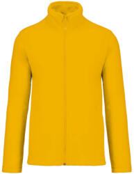 Kariban Uniszex FALCO cipzáras mikropolár pulóver, Kariban KA911, Yellow-3XL (ka911ye-3xl)