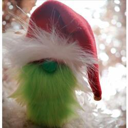 Manóvilág Karácsonyi manó - Grincs, 20 cm, kézzel készített