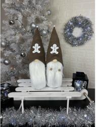 Manóvilág Karácsonyi Manó | Csokibarna | Mézi(30-35 cm, kézzel készített)