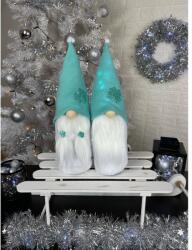 Manóvilág Szerencsehozó manó | Türkiz | Lóhere(kézzel készített, 30-35 cm)