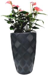 FORM-PLASTIC Kaspó virágtartó | Antracit | 51L (4730-014)